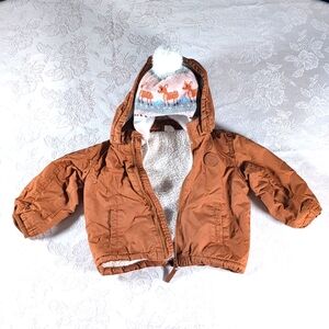 H&M Fleece Coat 12-18m